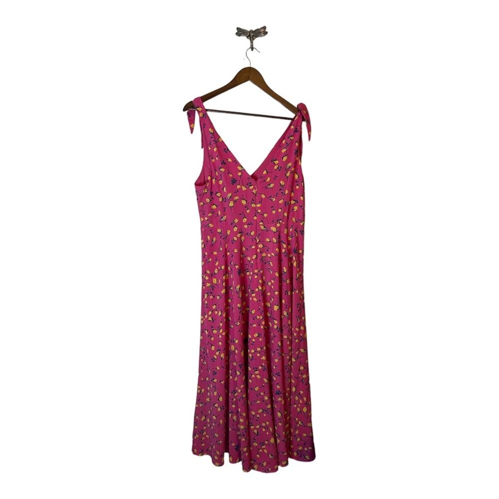Betsey Johnson Pink Dress with Yellow Flowers Women's Size 14W - Picture 2 of 5
